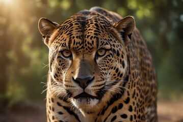 jaguar - animal, jaguar in the jungle, beautiful shot of an african leopard - jaguar
