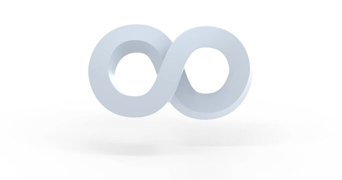 Organically changing infinity symbol