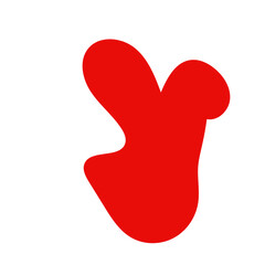 Red Abstract Shape Vectors 