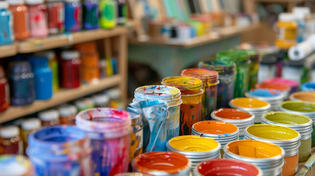 Colorful displays of art supplies from paint sets to sketchbooks serve as a reminder of the creative and handson learning experiences that await students in the new school