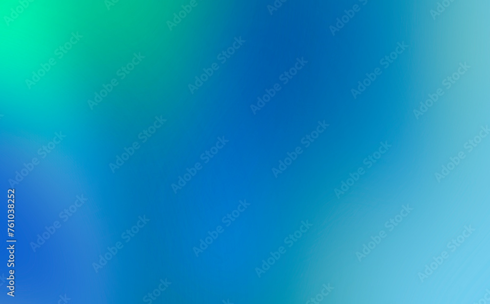 Poster Abstract blue cyan gradient abstract background. elegant bright and smooth turquoise light soft blue color illustration backdrop for graphic website design template and wallpaper