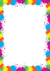 カラフルインクフレーム
