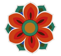 This is a traditional Korean Dancheong pattern.