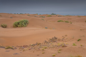 Fototapeta na wymiar Tengri Desert in the Inner Mongolia Autonomous Region in China