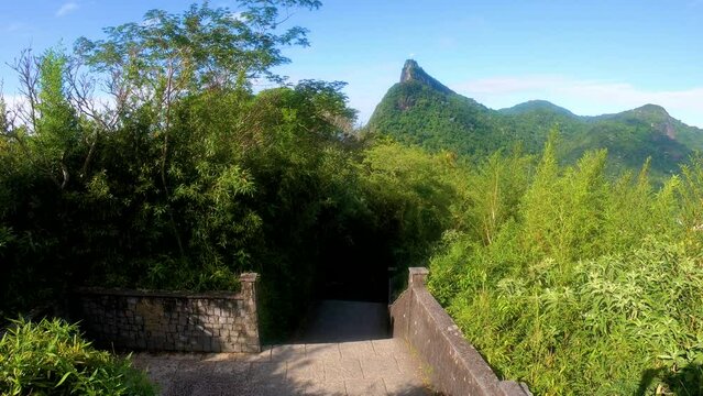 view from the dona marta lookout in Rio de Janeiro.