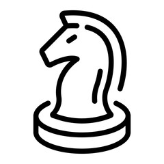 chess Line Icon