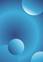 Abstract circle waves background, gradient background template.