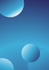 Abstract circle waves background, gradient background template.