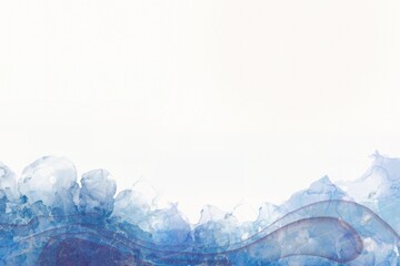 波のようなアルコールインクアート背景