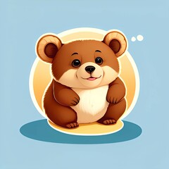 Obraz premium cub bear