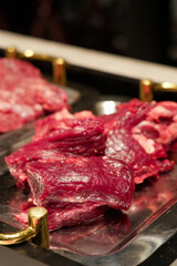 beef chops on a grill