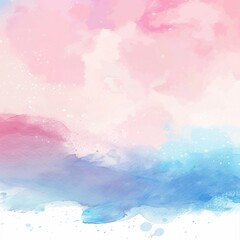 Cute pastel background watercolor - 1