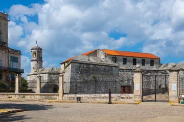 Tuinposter Castillo de la Real Fuerza was built in 1577 at Plaza de Armas in Old Havana (La Habana Vieja), Cuba. Old Havana is a World Heritage Site.  © Wangkun Jia