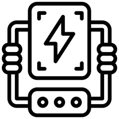 electrical icon. Electrical System Repair Icon