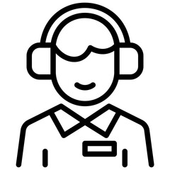 customer service icon. helpline icon
