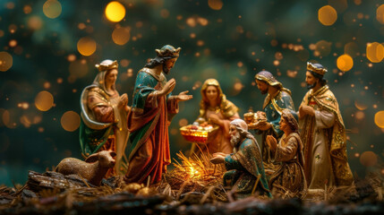 Despite its religious origins Christmas is celebrated by people of all faiths and backgrounds. Its a time to put aside differences and come together in the spirit of peace - obrazy, fototapety, plakaty