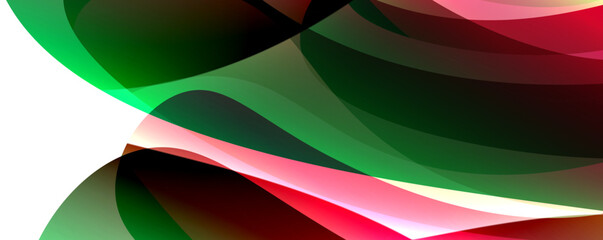 Obraz premium Trendy simple fluid color gradient abstract background with dynamic wave line effect. Vector Illustration For Wallpaper, Banner, Background, Card, Book Illustration, landing page