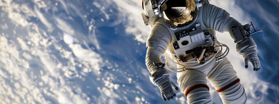 astronaut storming the gates of heaven Photorealistic camera