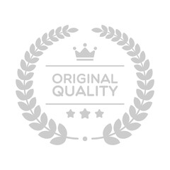 Original Quality Laurel Wreath Label