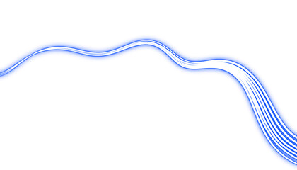 Blue Glowing Electric Neon Line Visuals  Trails of Innovation Network