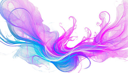 A captivating and dynamic abstract background featuring swirling tendrils of vibrant smoke.