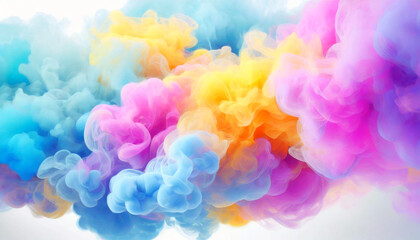 A captivating and dynamic abstract background featuring swirling tendrils of vibrant smoke. - obrazy, fototapety, plakaty