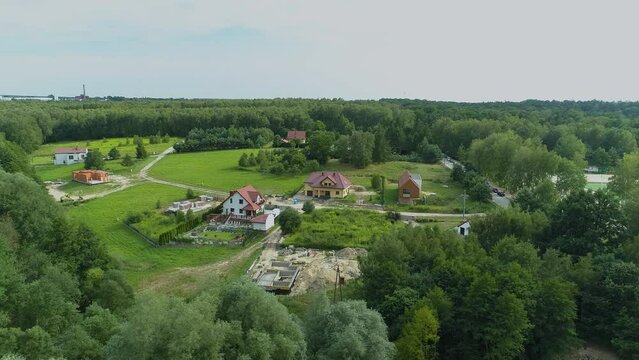 Beautiful Panorama Zgierz Aerial View Poland