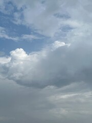 blue sky with clouds