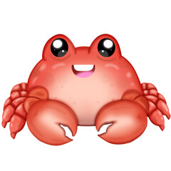 Cartoon crab