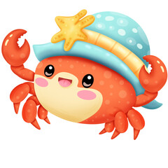 Cartoon crab