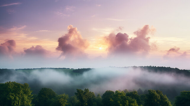 Fog overlays photo overlay realistic clouds morning