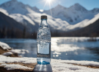 Crystal Clear: Stunning Bottle & Glass Pouring Water | Adobe Stock