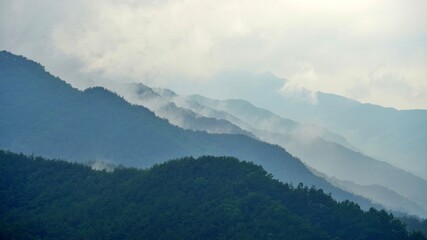 Korea’s Jiri Mountains and wonderful clouds