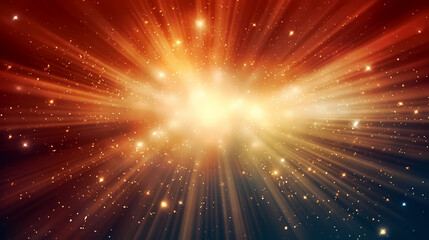 Ray bokeh light background