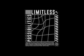 Streetwear style concept vector graphic tee design templates ideas