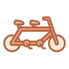 Tandem Bike Icon