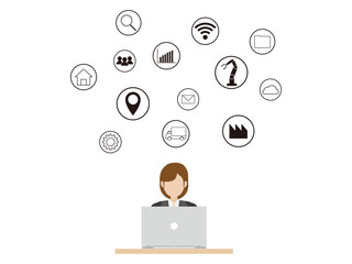 マルチタスクを使いこなす女