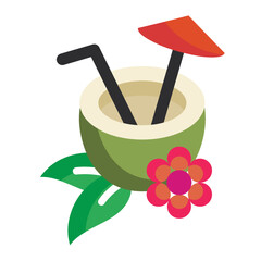 Coconut Drink Icon