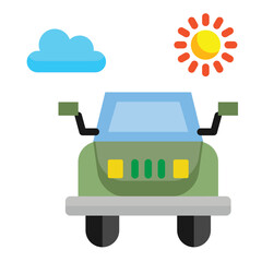 Safari Jeep Icon