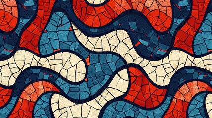 Obraz premium Ceramic tile abstract pattern