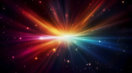 Red glow bokeh light background