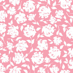 Abstract floral pattern perfect for textile design,