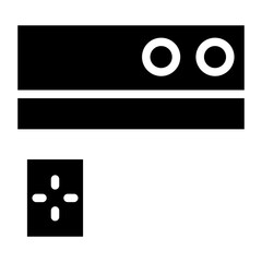 remote glyph icon