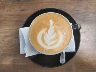 cup of coffee on table