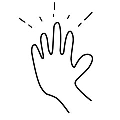 high five icon