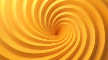 Abstract Yellow Spiral Shapes Creating a Mesmerizing Vortex