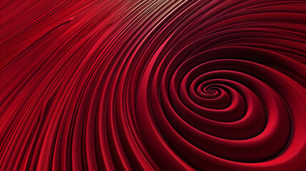 Abstract Red Spiral Design with Smooth Gradient for Modern Backgrounds
