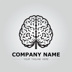 Brain logo company vector image design for creative symbol idea