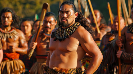 Maori culture in New Zealand is a treasure trove of traditions and customs. - obrazy, fototapety, plakaty