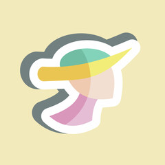 Sticker Fashion Photography. suitable for Art symbol. simple design editable. design template vector. simple illustration